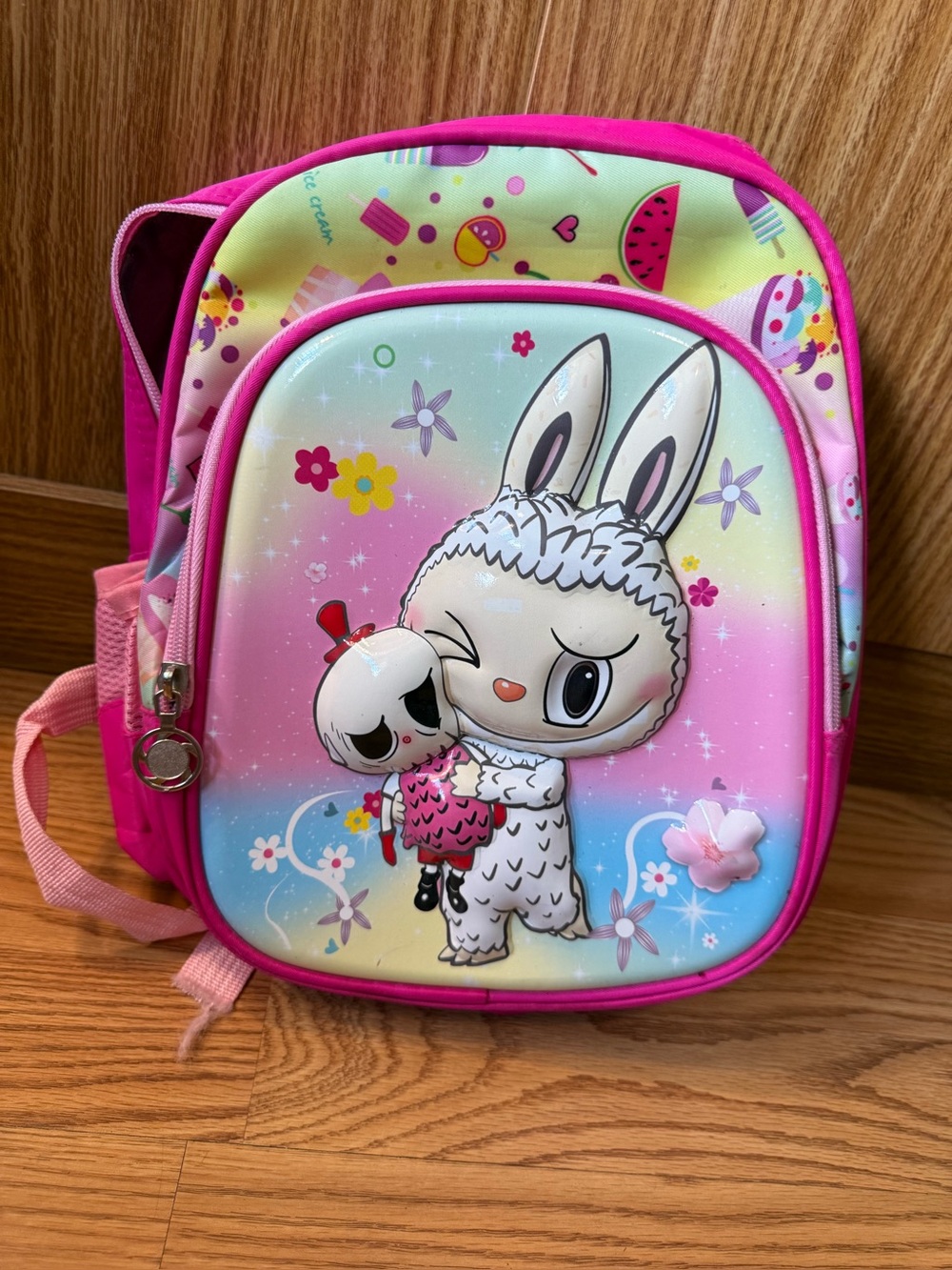 3D-13” Custom Labubu Pink Backpack